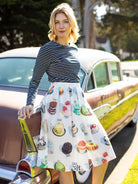 DIXIE skirt Cakes - Lesley Evers - Blue - Bottoms - new