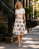 DIXIE skirt Cakes - Lesley Evers - Blue - Bottoms - dixie
