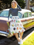 DIXIE skirt Cakes - Lesley Evers - Blue - Bottoms - new