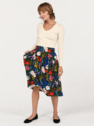 DIXIE skirt Flower Field - Lesley Evers-Blue-Bottoms-new