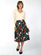 DIXIE skirt Flower Field - Lesley Evers-Blue-Bottoms-new
