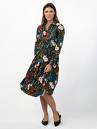 DIXIE skirt Flower Field - Lesley Evers-Blue-Bottoms-new