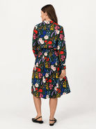 DIXIE skirt Flower Field - Lesley Evers-Blue-Bottoms-new