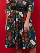 DIXIE skirt Flower Field - Lesley Evers-Blue-Bottoms-new