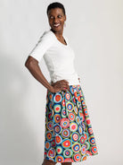 DIXIE skirt Pismo Multi - Lesley Evers - Blue - Bottoms - dixie