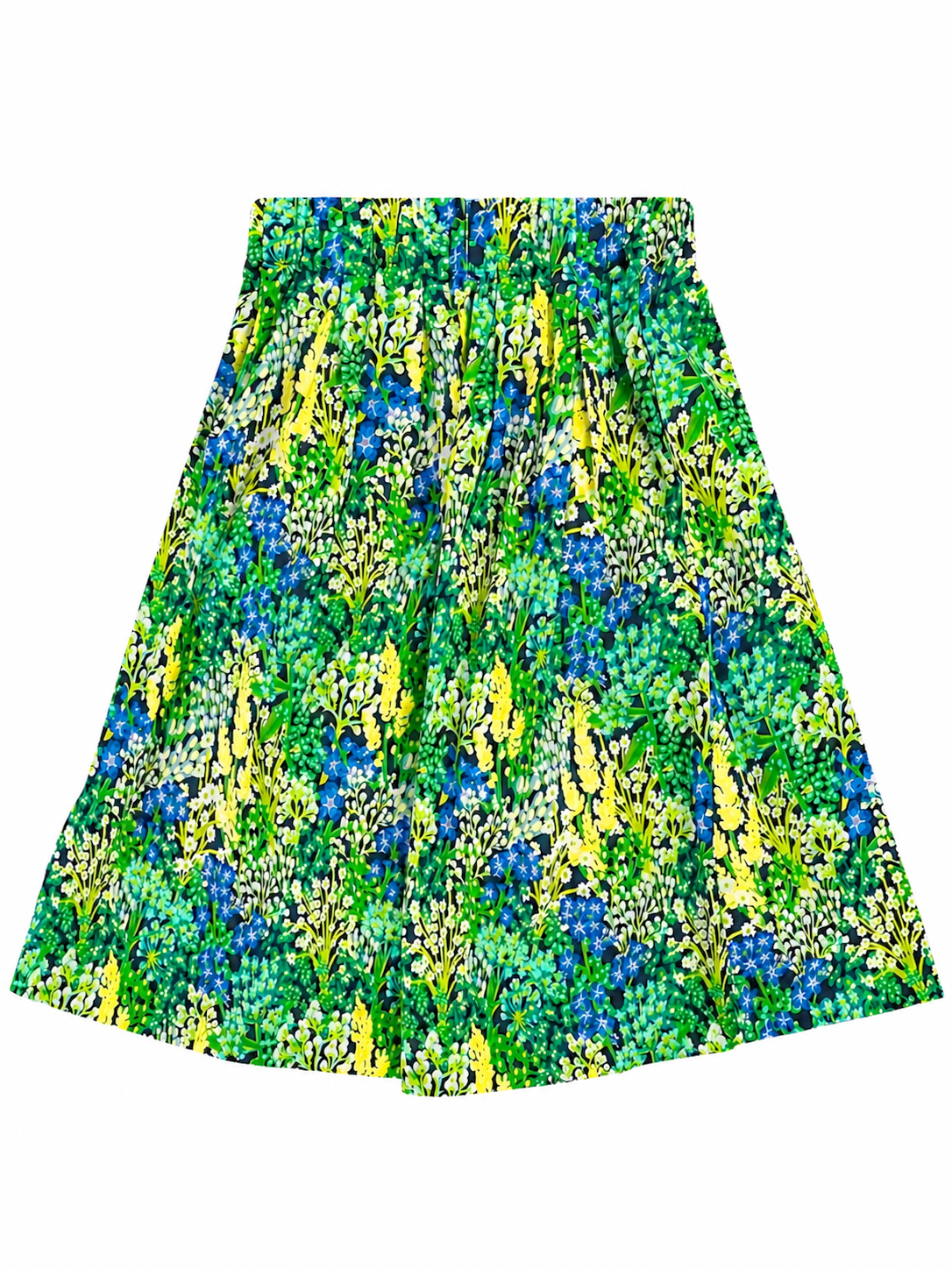 DIXIE skirt Spring Meadow Green - Lesley Evers - Blue - Bottoms - dixie