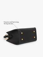 DOTTIE Leather Handbag Black - Lesley Evers - Accessories - Bonnie cover - Giftable