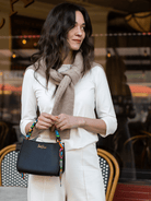 DOTTIE Leather Handbag Black - Lesley Evers - Accessories - Bonnie cover - Giftable