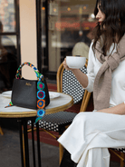 DOTTIE Leather Handbag Black - Lesley Evers - Accessories - Bonnie cover - Giftable