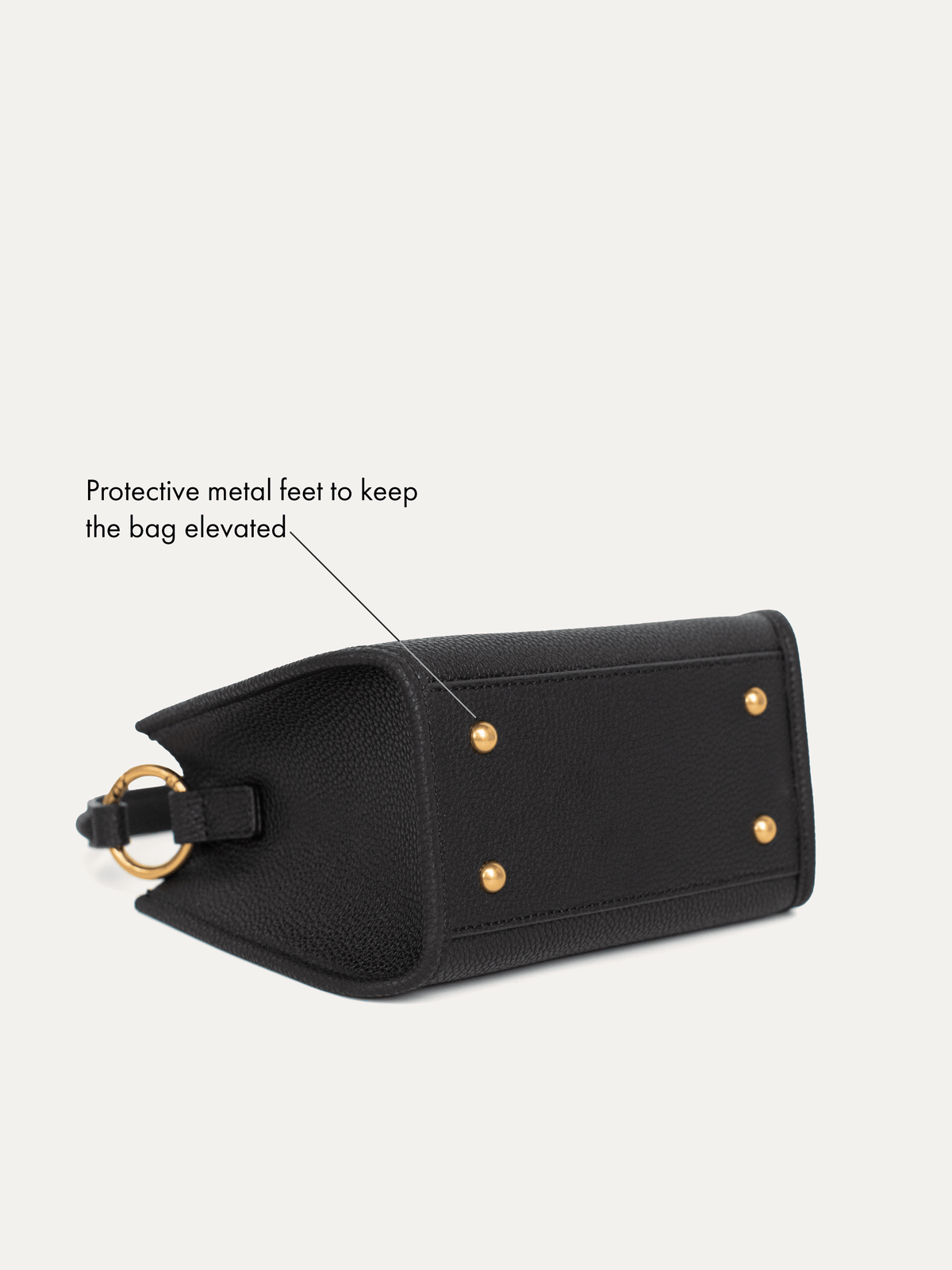 DOTTIE Leather Handbag Black - Lesley Evers-Accessories-bag with silk scarf-crossbody