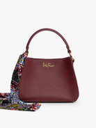 DOTTIE Leather Handbag Burgundy - Lesley Evers-Accessories-Bonnie cover-Giftable