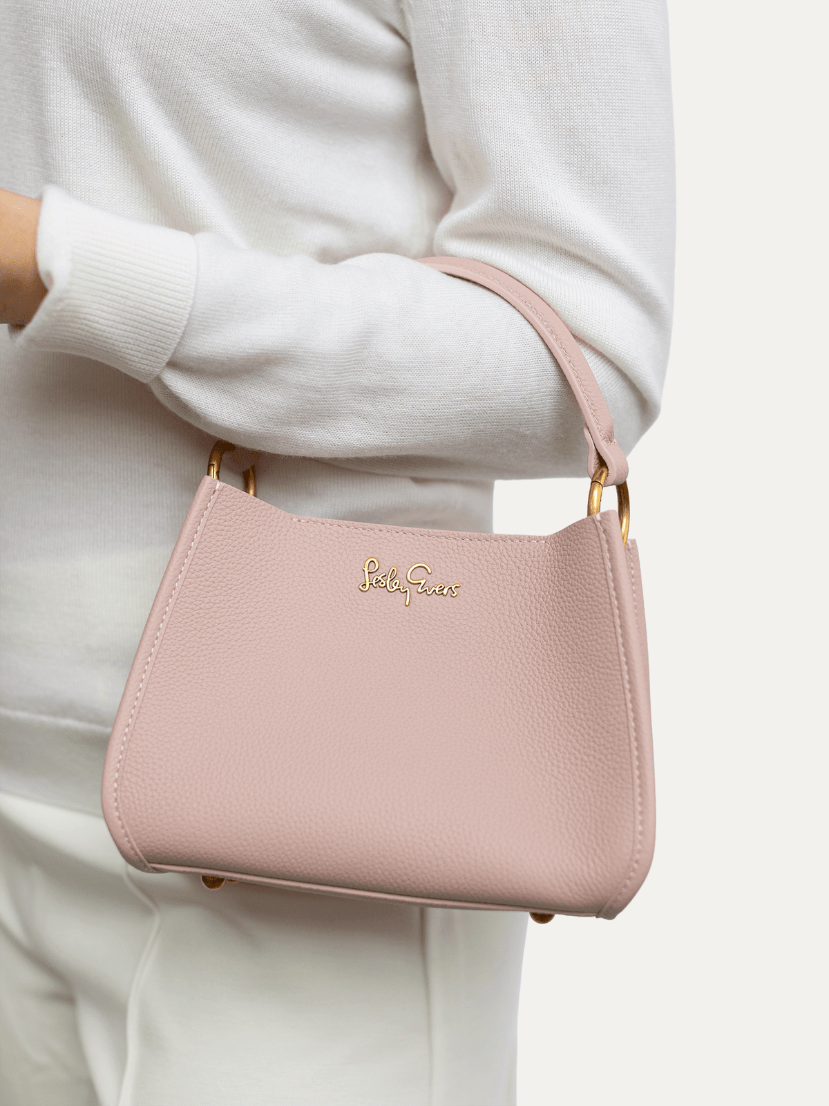 DOTTIE Leather Handbag Pink - Lesley Evers-Accessories-Bonnie cover-Giftable
