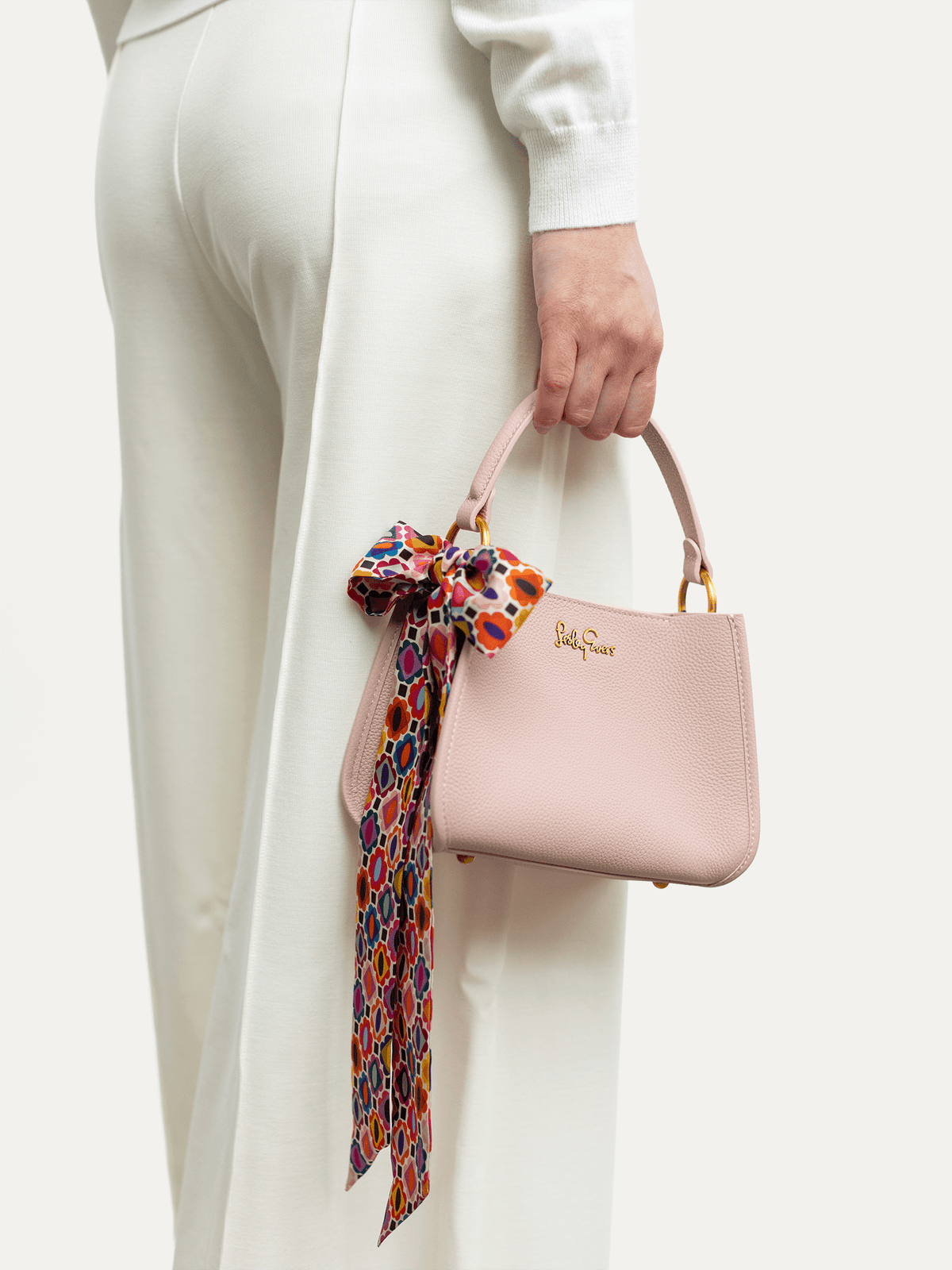DOTTIE Leather Handbag Pink - Lesley Evers-Accessories-Bonnie cover-Giftable