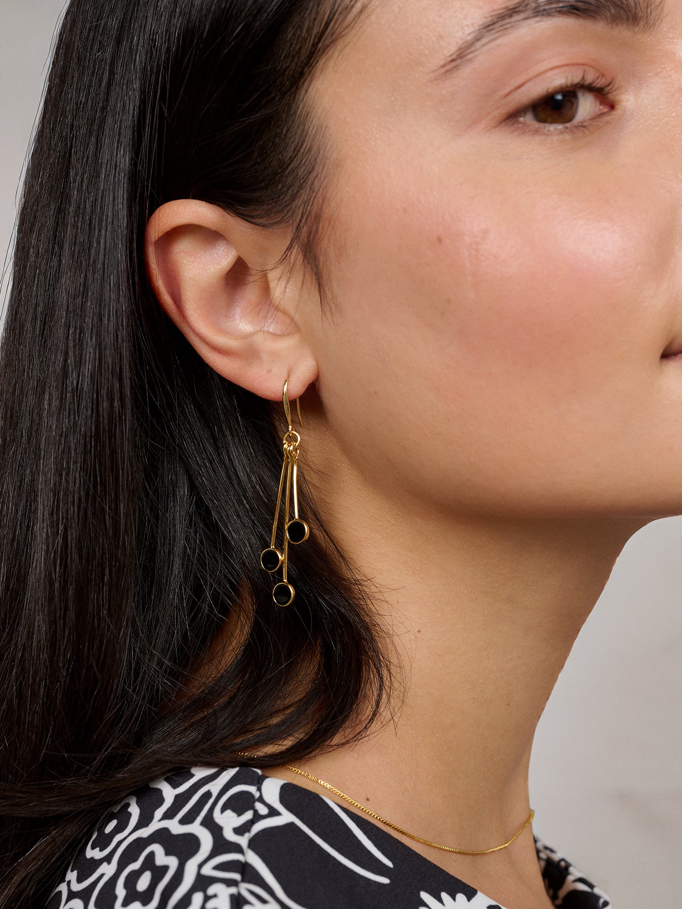 Droplet Earrings Midnight - Lesley Evers - Accessories - accessory - pebble