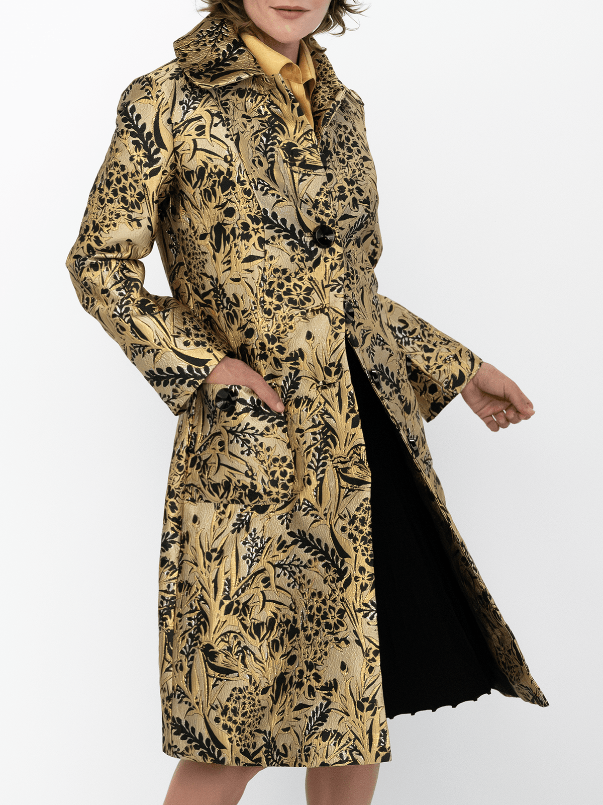 ELEANOR coat Hidden Perch - Lesley Evers-coat-gown-lined coat