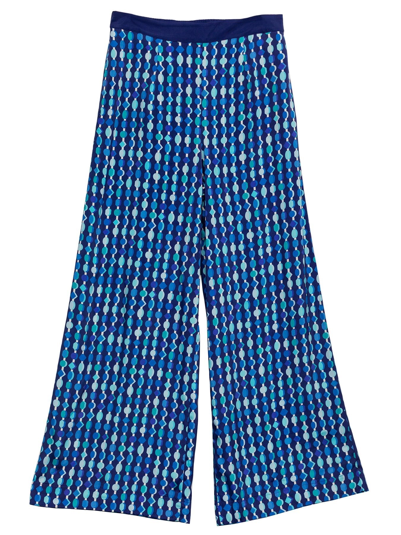 ELIZABETH pant Beads Navy - Lesley Evers - Bottoms - Pants - Shop
