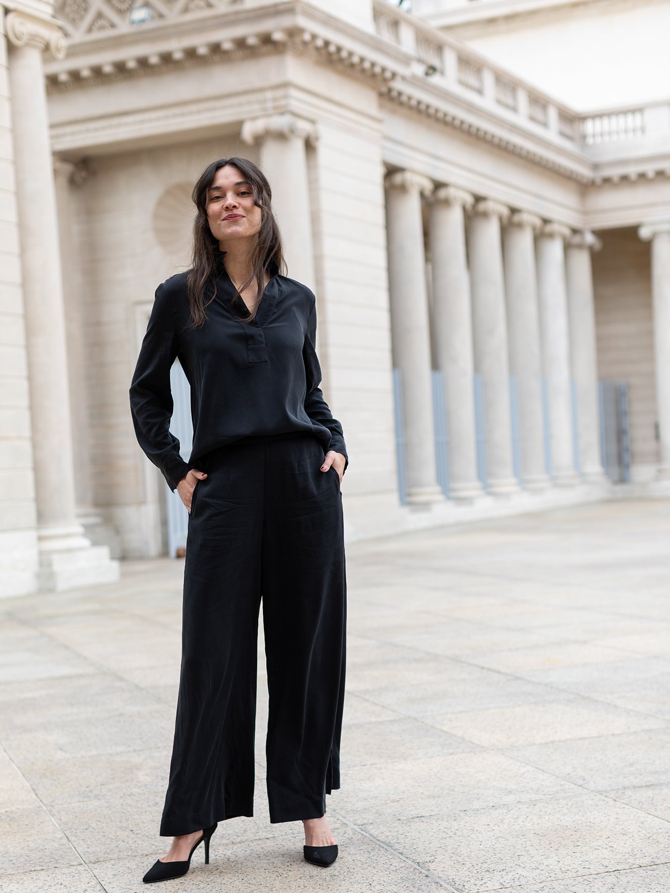 ELIZABETH pant Black - Lesley Evers - Bottoms - Pants - Shop