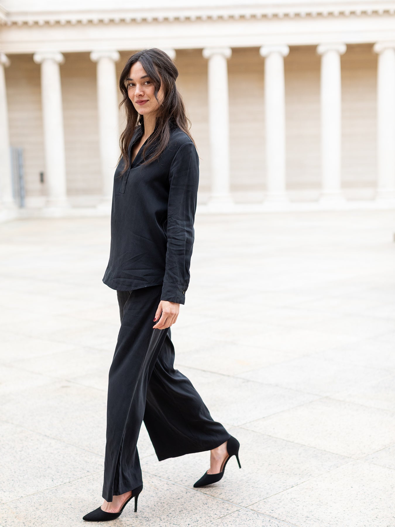 ELIZABETH pant Black - Lesley Evers - Bottoms - Pants - Shop