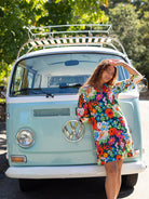 ELLIE dress Bouquet Bliss - Lesley Evers - Dress - ellie - knee length