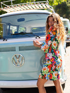 ELLIE dress Bouquet Bliss - Lesley Evers - Dress - ellie - knee length