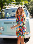 ELLIE dress Bouquet Bliss - Lesley Evers - Dress - ellie - knee length