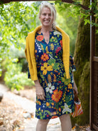 ELLIE dress Woodland Navy - Lesley Evers - Dress - jubilee - jubilee multi