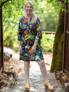 ELLIE dress Woodland Navy - Lesley Evers - Dress - jubilee - jubilee multi