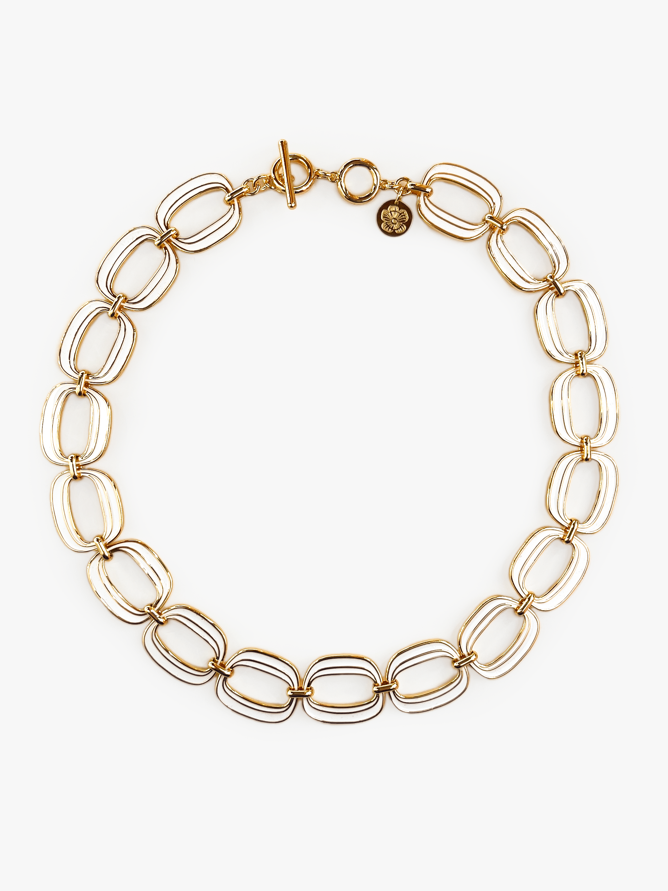 Ellipse Necklace Ivory - Lesley Evers - Accessories - accessory - new