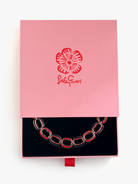 Ellipse Necklace Navy and Red - Lesley Evers - Accessories - accessory - new