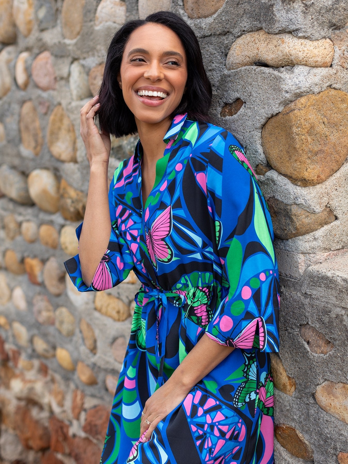 ELOISE dress Serendipity Blue – Lesley Evers
