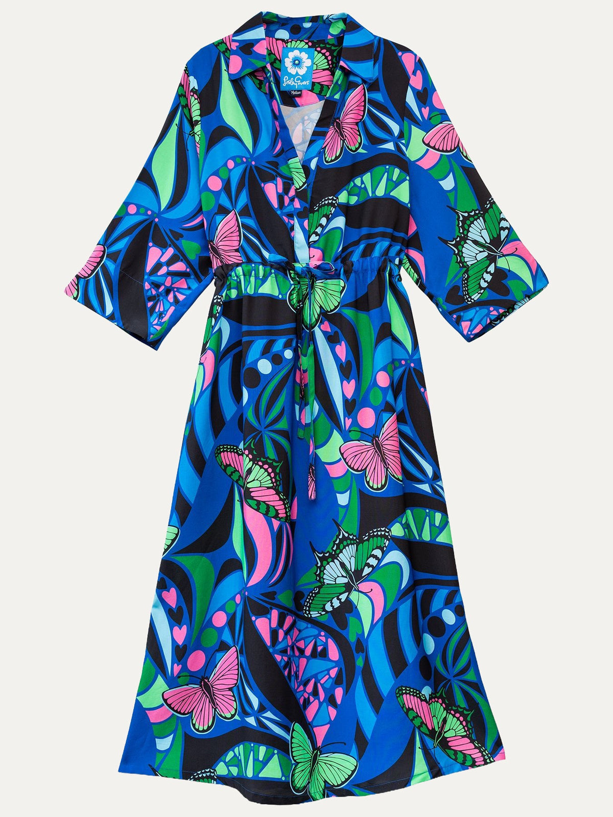 ELOISE dress Serendipity Blue - Lesley Evers-Dress-sale-service_blocked