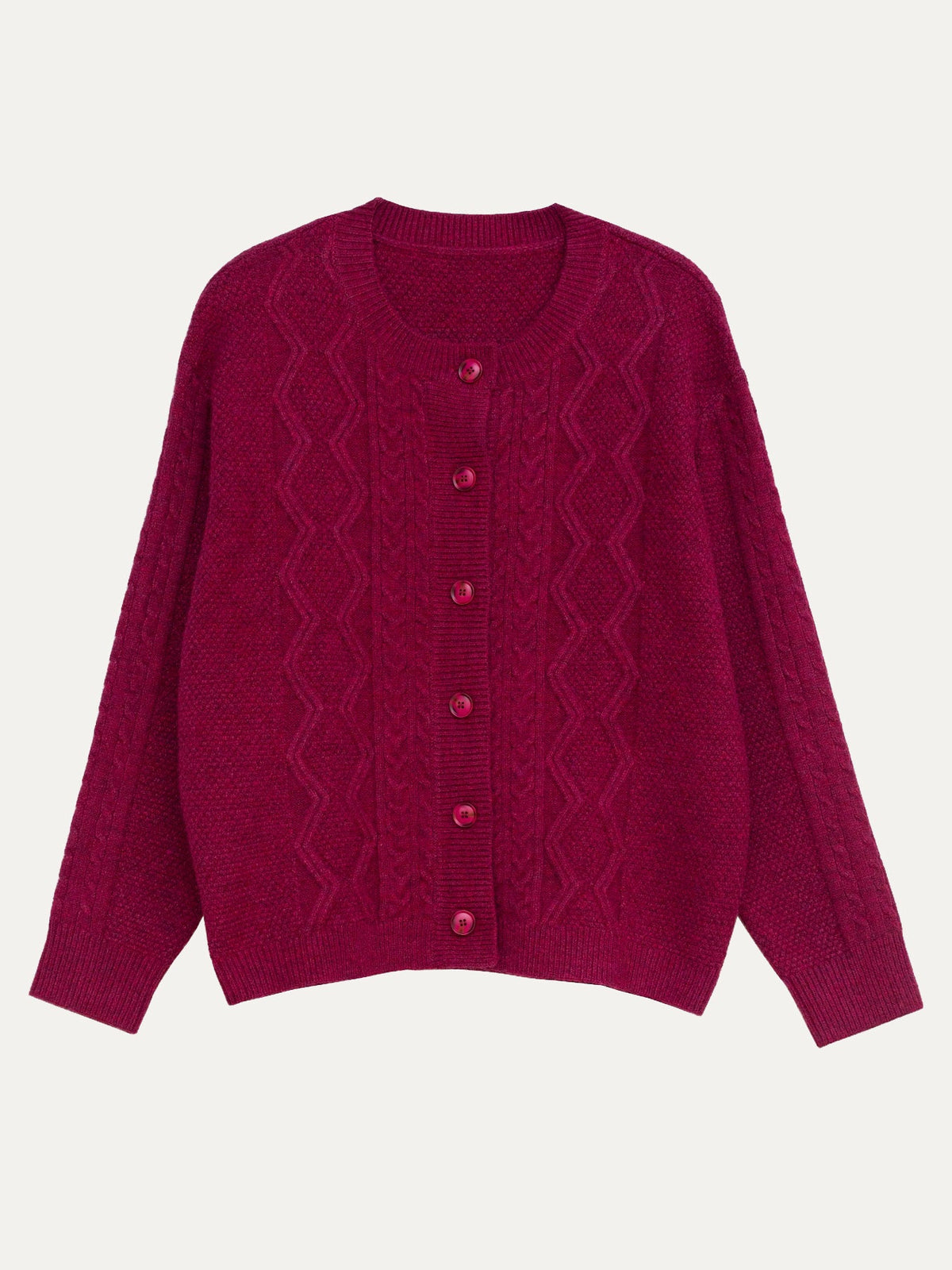 EMMA cardigan Berry - Lesley Evers-Best Seller-cardigan-emma