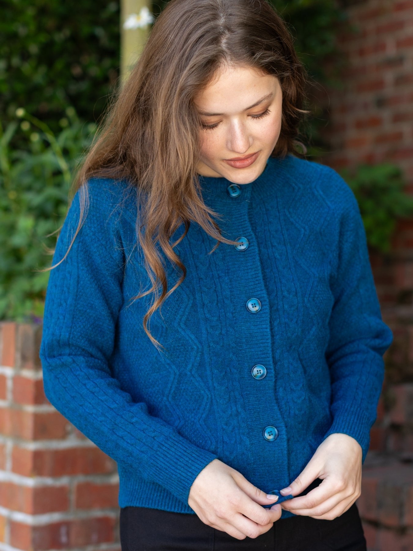 ANDMARY Emma knit flare cardigan set ブラック あんどまりー Emma 