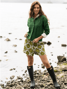 EMMA cardigan Green - Lesley Evers - cardigan - dinner with friends - emma