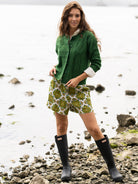 EMMA cardigan Green - Lesley Evers - cardigan - dinner with friends - emma