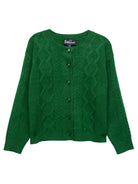 EMMA cardigan Green - Lesley Evers - cardigan - dinner with friends - Shop