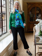 EMMA cardigan Green - Lesley Evers - cardigan - dinner with friends - Shop