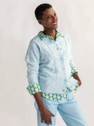 EMMA cardigan Light Blue - Lesley Evers - Best Seller - cardigan - emma