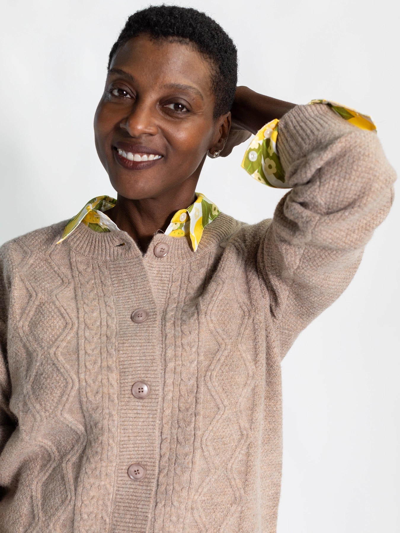 EMMA cardigan Natural - Lesley Evers - Best Seller - cardigan - emma