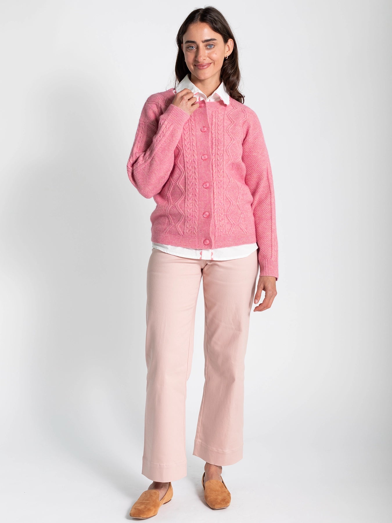 EMMA cardigan Pink - Lesley Evers - Best Seller - cardigan - emma