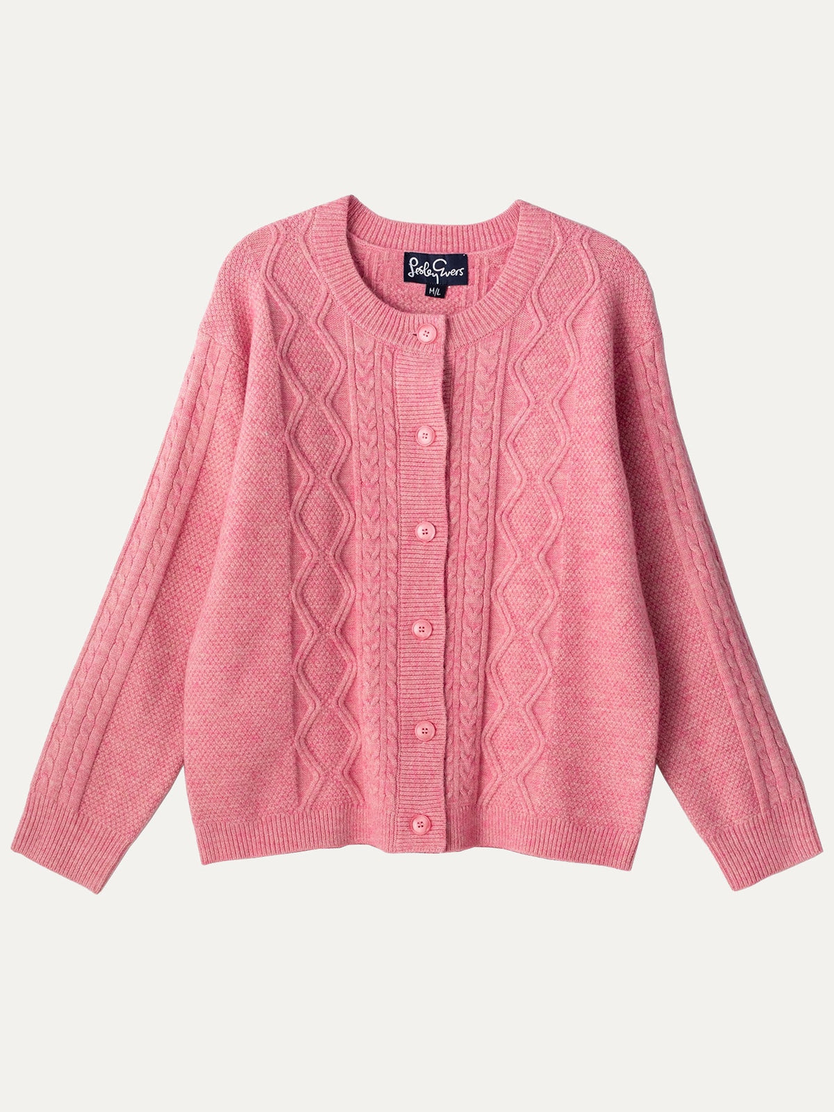 EMMA cardigan Pink - Lesley Evers-Best Seller-cardigan-emma