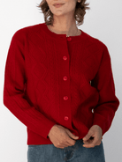 EMMA cardigan Red - Lesley Evers-Best Seller-cardigan-emma
