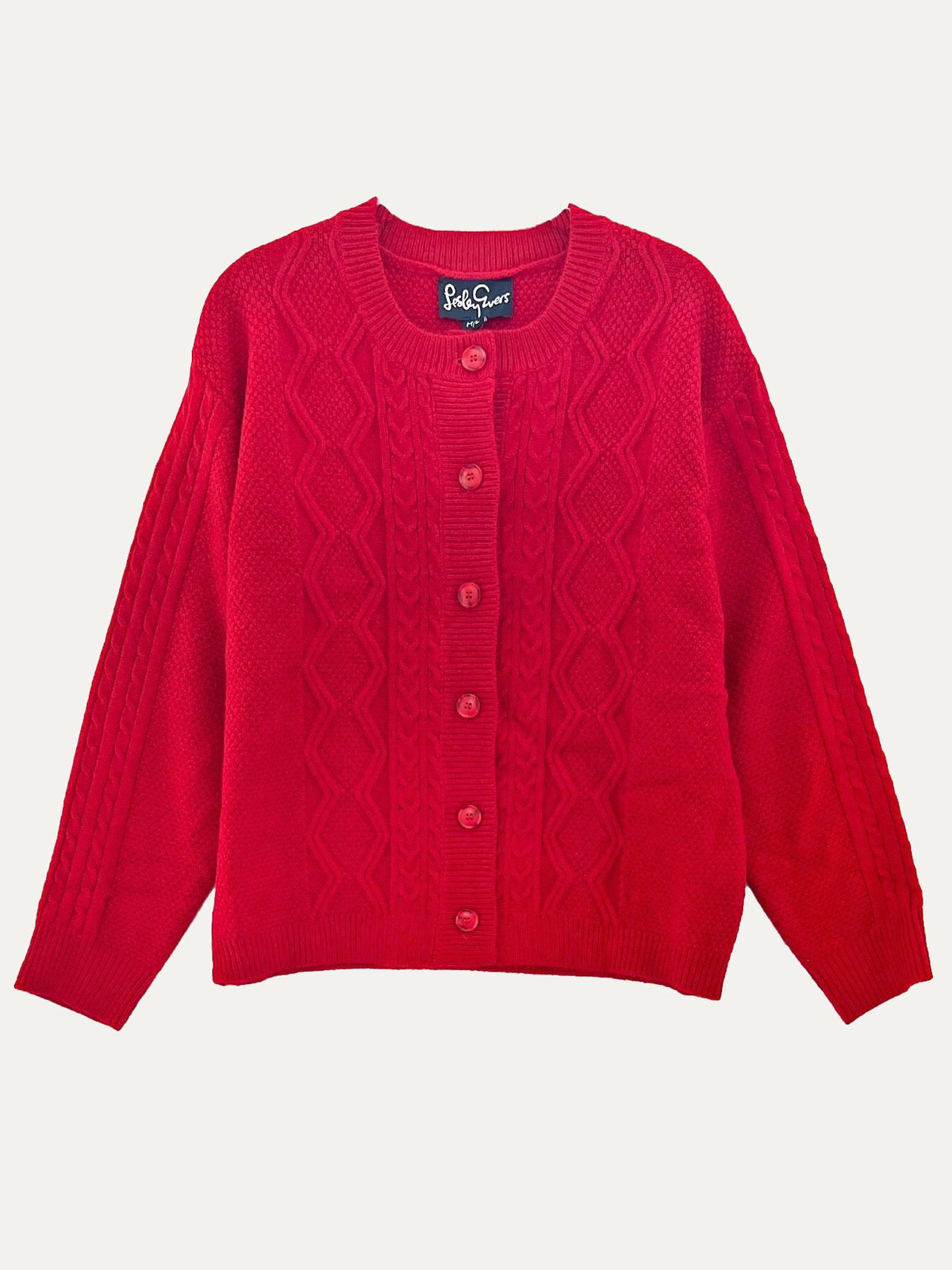 EMMA cardigan Red - Lesley Evers-Best Seller-cardigan-emma