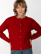 EMMA cardigan Red - Lesley Evers-Best Seller-cardigan-emma
