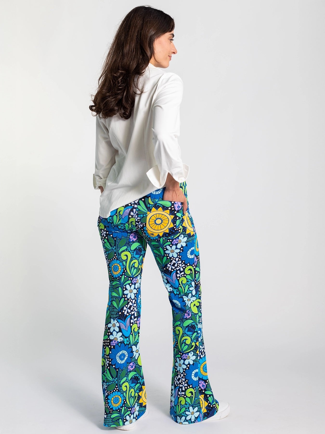 ERIKA pant Sunshine Blue - Lesley Evers - Best Seller - Bottoms - erika