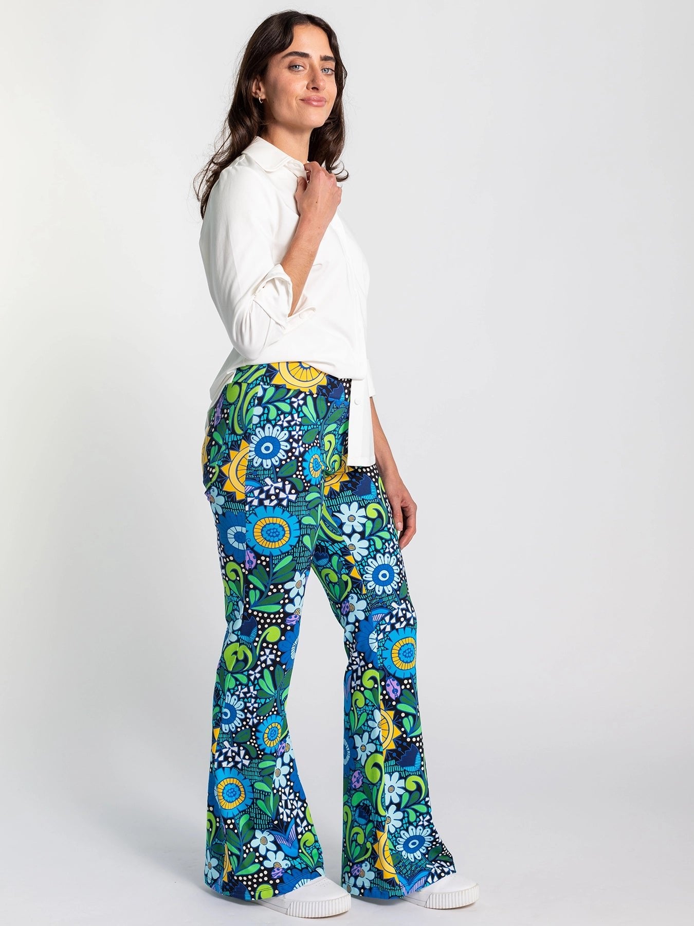 ERIKA pant Sunshine Blue - Lesley Evers - Best Seller - Bottoms - erika