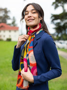 ESME silk scarf Circles Light - Lesley Evers - Accessories - BF200 - esme