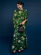ESME silk scarf Plum Blossom Emerald - Lesley Evers - Accessories - BF200 - esme