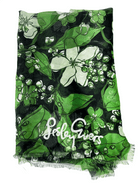 ESME silk scarf Plum Blossom Emerald - Lesley Evers - Accessories - BF200 - esme