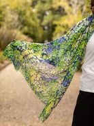 ESME silk scarf Spring Meadow Green - Lesley Evers - Accessories - BF200 - esme